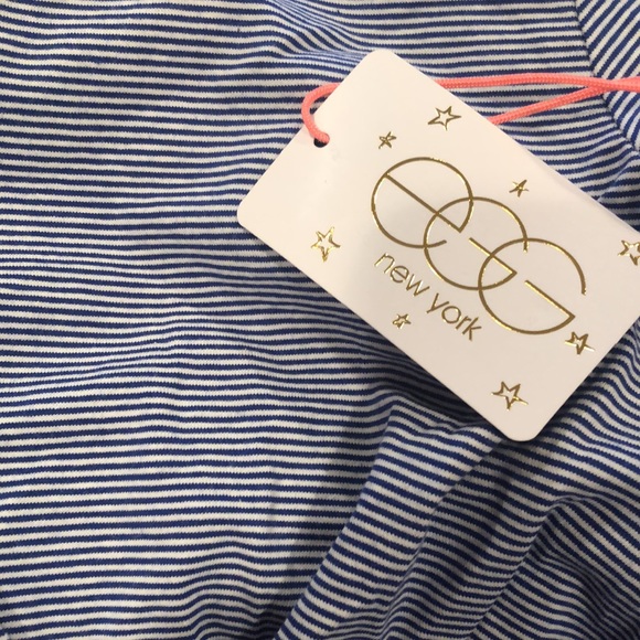 NEW! egg New Blue Striped York Misty Tee - Picture 6 of 6